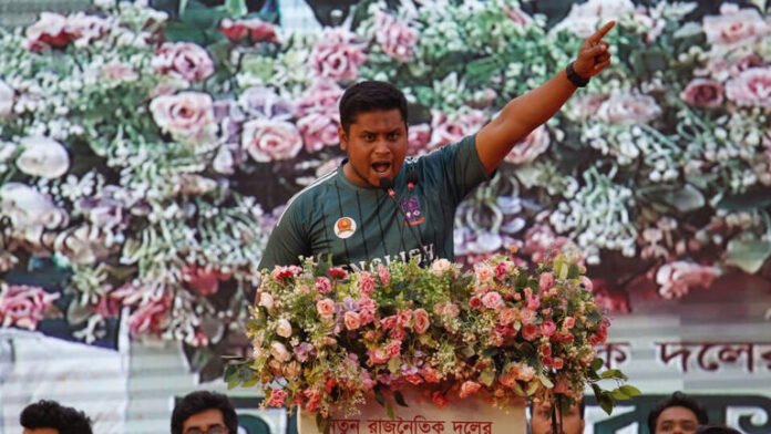 বাংলাদেশের নয়া দলের নেতা হাসনাত