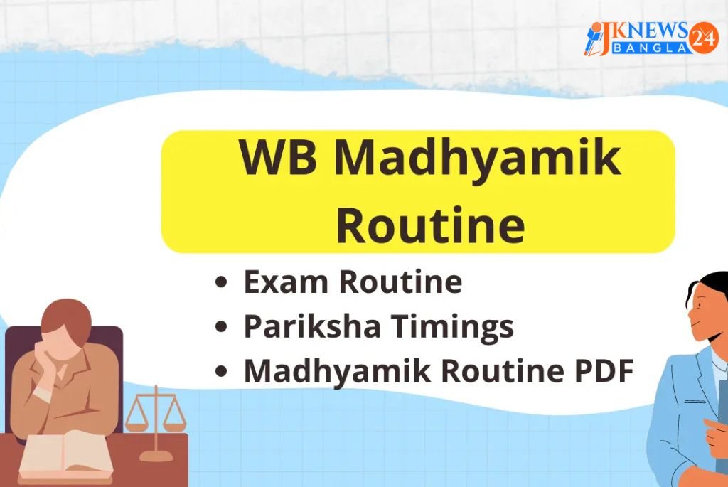 WBBSE Madhyamik Routine 2026