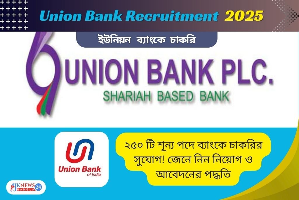 Union Bank Recruitment ২০২৫ ২৫০ শূন্য পদে ব্যাংক জব, আবেদন করুন আজই!