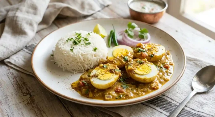 টক দই দিয়ে তেলহীন ডিমের রোস্ট