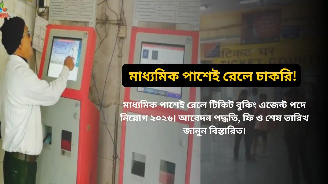 মাধ্যমিক পাশেই রেলে চাকরি