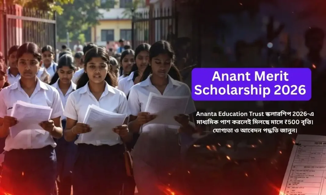 Anant Merit Scholarship 2026