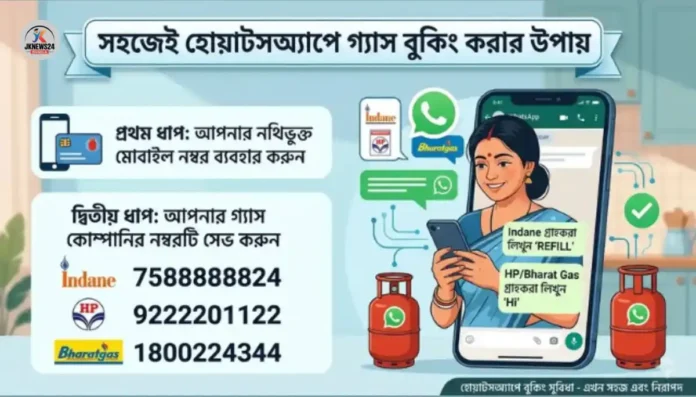 LPG booking Online on WhatsApp