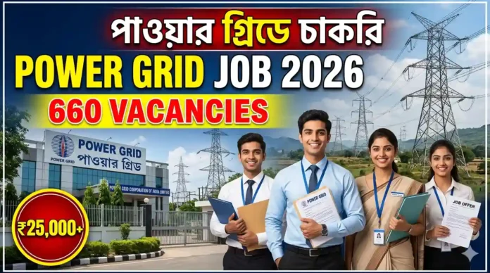 পাওয়ার গ্রিডে ৬৬০ পদে নিয়োগ